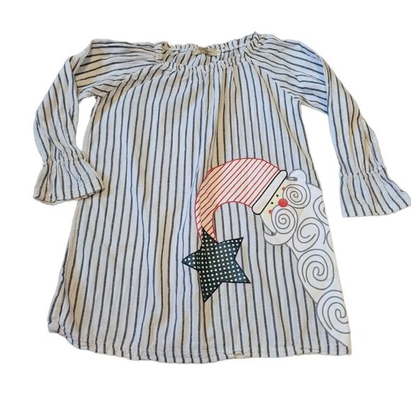 Boutique toddler stripe Santa dress - Picture 1 of 1